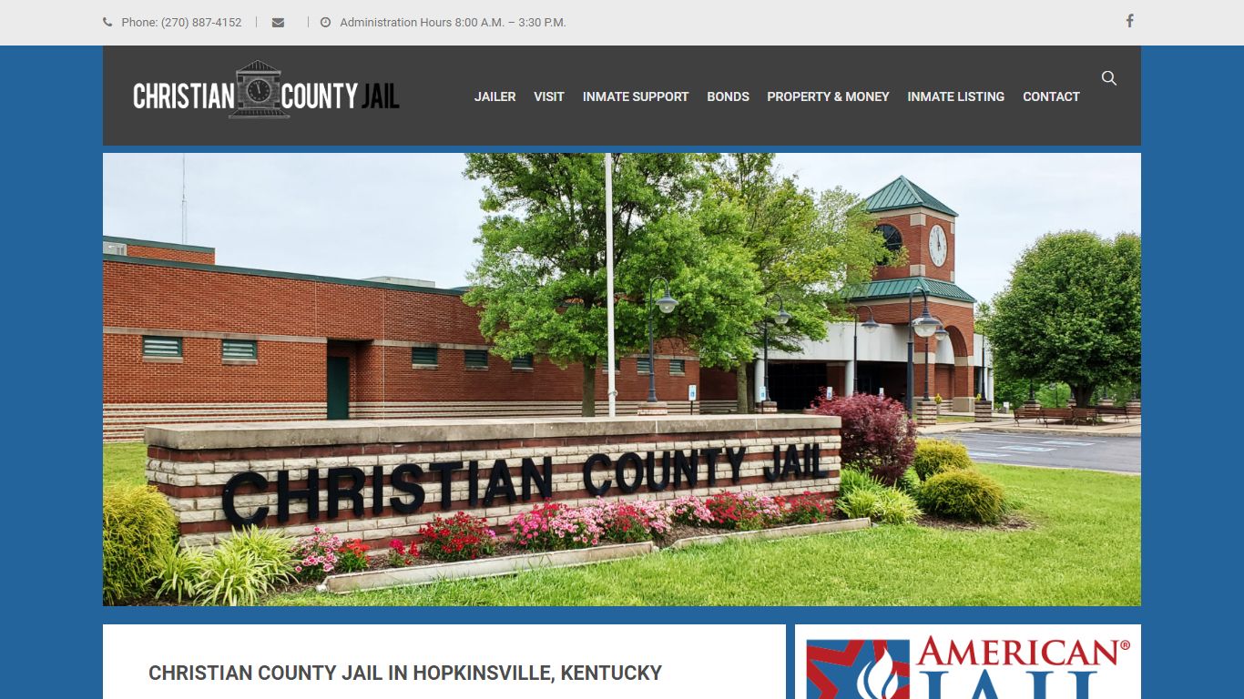 Christian County Jail – Hopkinsville, Christian County ...
